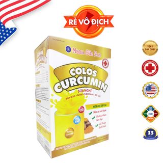 Mama Sữa Non Colos Curcumin (hộp) - tăng cường hệ miễn dịch, nhanh chóng hồi phục sức khỏe cho phụ nữ sau sinh mổ, người mới ốm dậy, người lớn tuổi