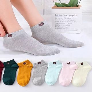 bộ tất gấu 10 đôi đủ màu