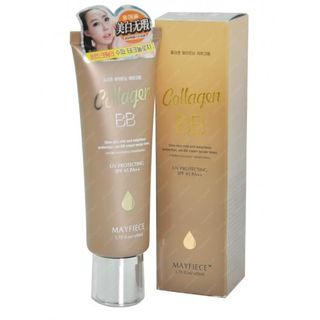 Kem Nền Collagen Che Khuyết Điểm BB Mayfiece Hàn Quốc