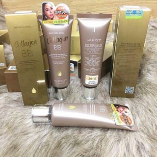 Kem Nền Collagen Che Khuyết Điểm BB Mayfiece Hàn Quốc