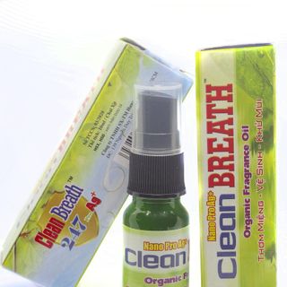 Nước xịt thơm miệng: CLEAN BREATH 247 Pro Ag+