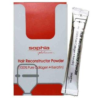 Bột Collagen và Keratin Sophia trị tóc hư nát