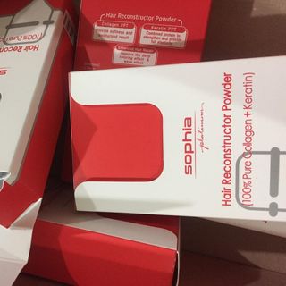 Bột Collagen và Keratin Sophia trị tóc hư nát