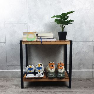 Kệ Đa Năng Gỗ Sồi, Chân Sắt Sơn Tĩnh Điện