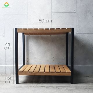 Kệ Đa Năng Gỗ Sồi, Chân Sắt Sơn Tĩnh Điện