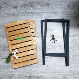 Kệ Đa Năng Gỗ Sồi, Chân Sắt Sơn Tĩnh Điện