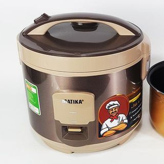 Nồi cơm điện Matika MTK-RC1875 dung tích 1,8L công nghệ nhiệt độc đáo