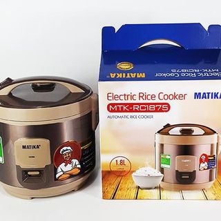 Nồi cơm điện Matika MTK-RC1875 dung tích 1,8L công nghệ nhiệt độc đáo