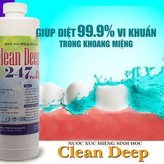 Nước súc miệng sinh học Clean Deep Thể tích 500ml