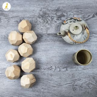 Trò chơi Tumi Ishi bằng gỗ Thông Hinoki Nhật Bản