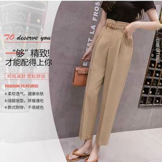 quần bagy nữa quần cạp cao nữ