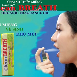 Nước xịt thơm miệng: CLEAN BREATH 247 Pro Ag+