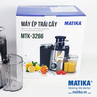 Máy ép trái cây Matika MTK-3266 công suất lớn 600W thiết kế hiện đại