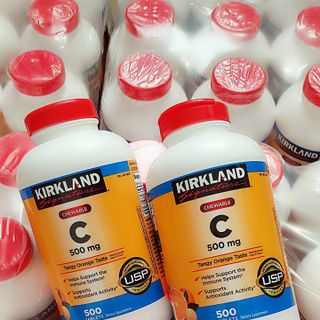 Viên ngậm Vitamin C 500mg Kirk 500 Viên Mỹ