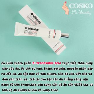ToneUp Cream Brightening Labonitac 40ml ( Kem trắng da nâng tone, trị nám, tàn nhang ban ngày)