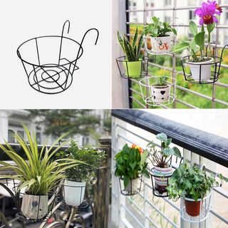 Giỏ sắt treo ban công