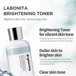 Brightening Toner Labonita 200ml ( Toner cân bằng sáng da, kháng viêm, trị mụn )