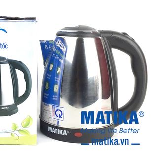 Ấm siêu tốc Matika MTK-18 dung tích 1,8L đun nước siêu nhanh