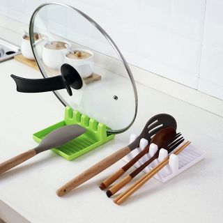 Giá Đỡ Nắp Xoong Nồi, Gác Muỗng Đũa, Vá Múc Canh