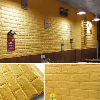 Xốp Dán Tường Giả Gạch 7mm 70cm x 77cm Cao Cấp Các