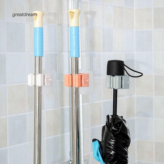 Combo 2 Giá Treo Chổi Và Cây Lau Nhà Đa Năng