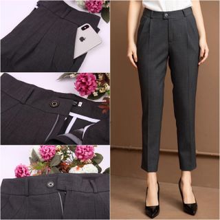 QUẦN BAGGY CÔNG SỞ KHUY BỌC CAO CẤP