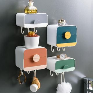 Hộp Nhựa Nhà Tắm 2 Tầng