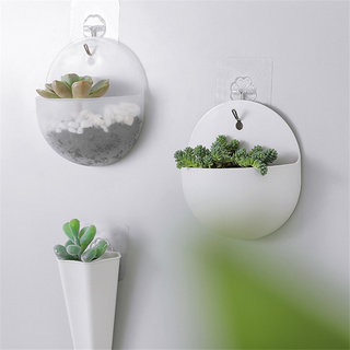 Combo 2 Chậu Cây Treo Tường Trang Trí Bằng Nhựa