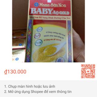 mama sữa non baby Ao gold 120g