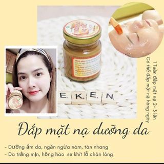 Mặt nạ Trứng Gà ta Hạ Thổ Mật Ong Rừng Mẹ Ken, dưỡng ẩm, trị nám, tàn nhang, xông hơ sau sinh, uống bổ máu - thiên nhiên 100%