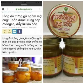 Mặt nạ Trứng Gà ta Hạ Thổ Mật Ong Rừng Mẹ Ken, dưỡng ẩm, trị nám, tàn nhang, xông hơ sau sinh, uống bổ máu - thiên nhiên 100%