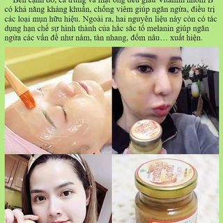 Mặt nạ Trứng Gà ta Hạ Thổ Mật Ong Rừng Mẹ Ken, dưỡng ẩm, trị nám, tàn nhang, xông hơ sau sinh, uống bổ máu - thiên nhiên 100%