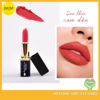 Son dưỡng trị thâm Gấc Dền thiên nhiên Mẹ Ken, dưỡng mềm mượt môi, làm hồng, khử thâm môi, an toàn cho bầu bì, trẻ nhỏ, bỉm sữa, kiểm định Eurofins và giấy công bố Sở Y Tế