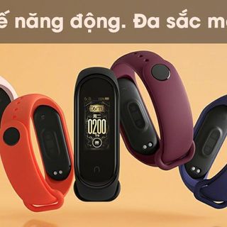 VÒNG TAY THÔNG MINH MIBAND4 XIAOMI TIẾNG VIỆT