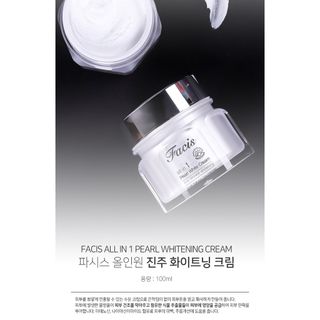 Kem dưỡng trắng da ngọc trai Facis All In One Pearl Whitening Cream