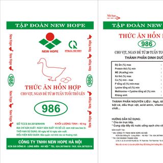 Thức ăn hỗn hợp cho ngan và vịt đẻ