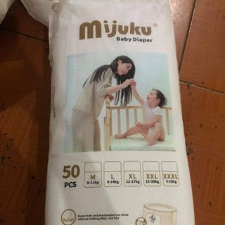 Bỉm Mijuku Bao Bì Mới