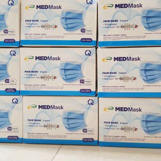 Khẩu Trang y tế Kháng Khuẩn 4 Lớp