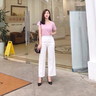 QUẦN ỐNG RỘNG KHÓA TRƯỚC giá sỉ