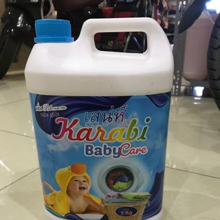 Nước giặt Karabi, công nghệ Thái Lan, sản xuất tại Việt Nam, nguồn hương liệu nhập Đức.