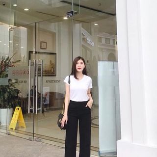 QUẦN ỐNG RỘNG KHÓA TRƯỚC