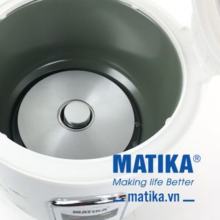 Nồi cơm điện Matika MTK-RC1812 công suất 700W dung tích 1,8L