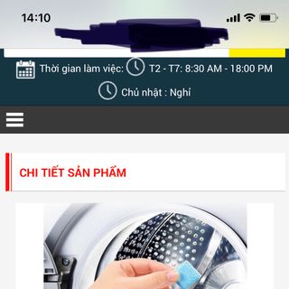 Hộp 12 Viên Tẩy Lòng Máy Giặt
