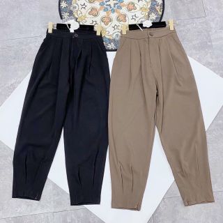 QUẦN BAGGY HOT GIRL CHUN SAU KHÓA CHÂN