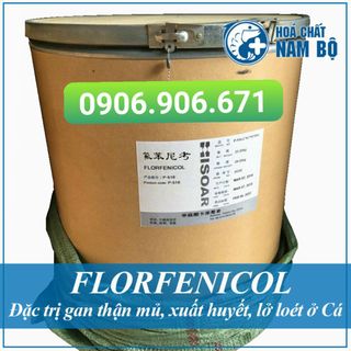 FLORFENICOL kháng sinh trị gan thận mủ, xuất huyết cho cá. giá sỉ