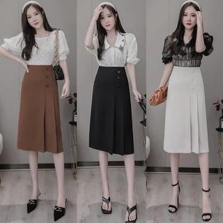 CHÂN VÁY XINH DÀI QUA GỐI