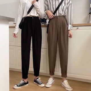 QUẦN BAGGY HOT GIRL CHUN SAU KHÓA CHÂN