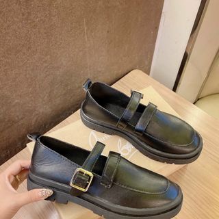 Giày búp bê nữ bít mũi thô