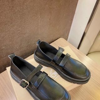 Giày búp bê nữ bít mũi thô