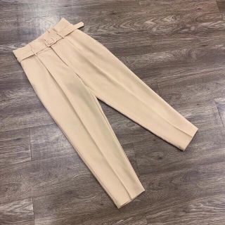 QUẦN BAGGY VẢI CẠP CAO KÈM ĐAI